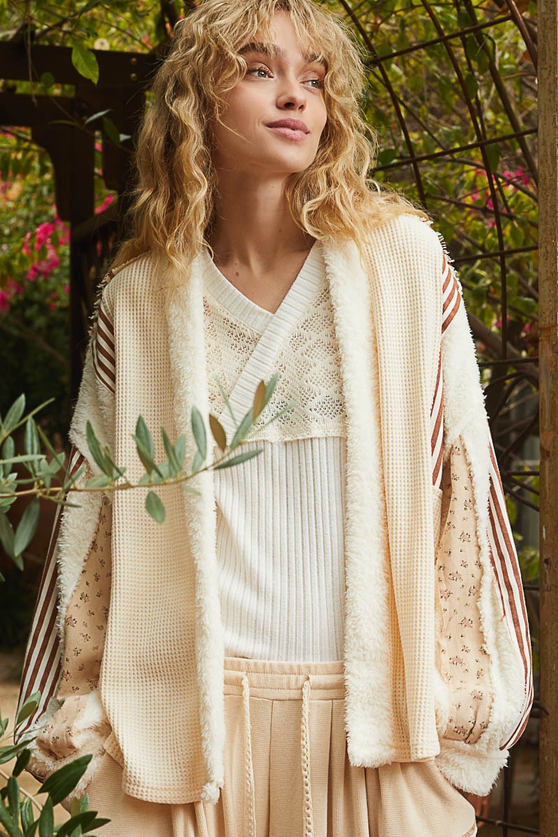 Cozy Layers Waffle Knit Cardigan