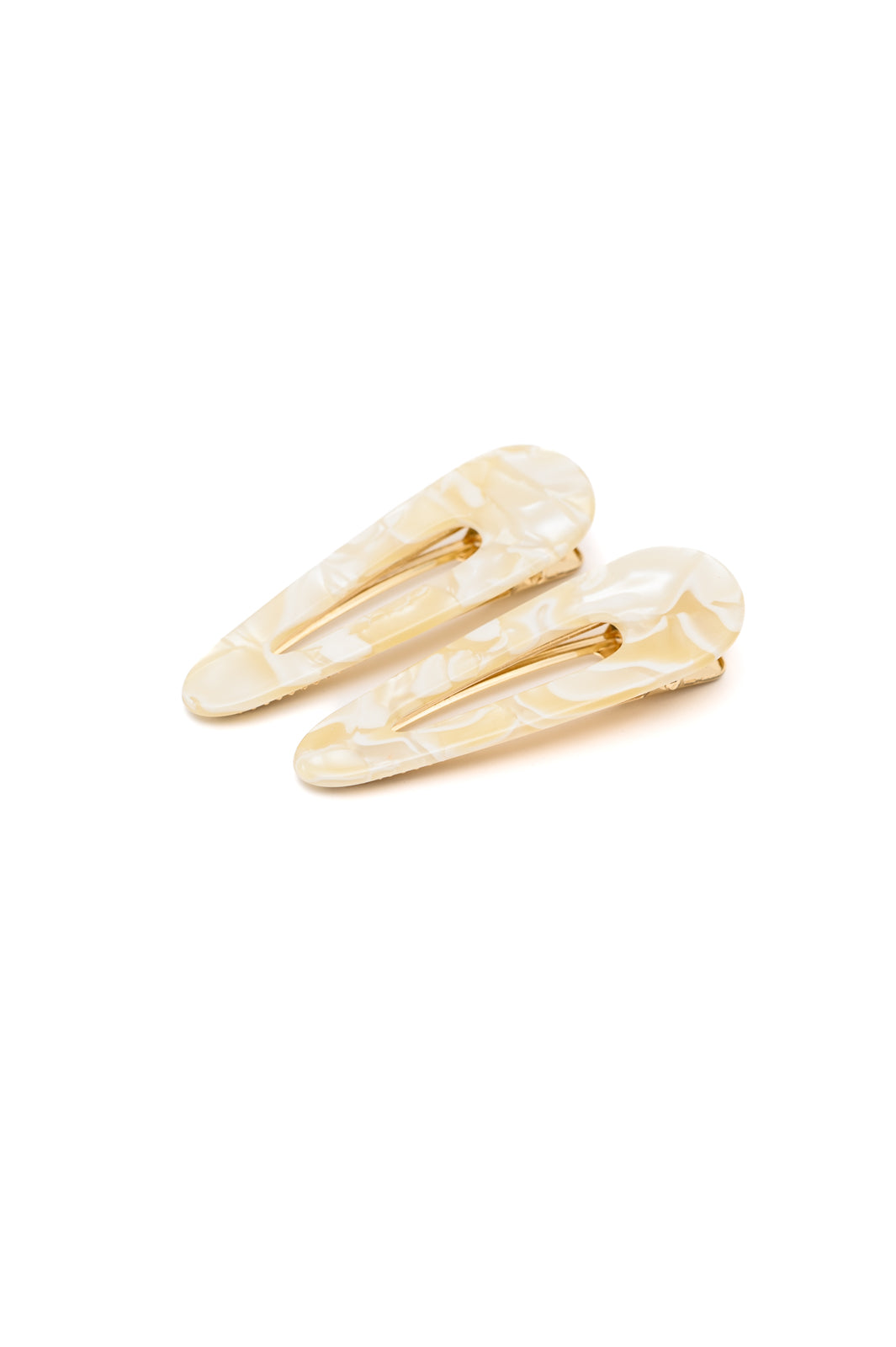 Golden Shore Teardrop Hair Clips (Pack of 2)