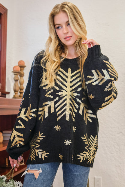 Sparkling Snowflake Sweater