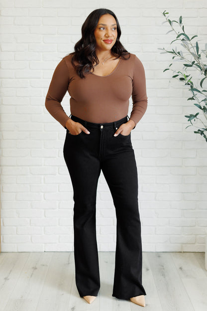 Onyx High Rise Tummy Control Flare Jeans