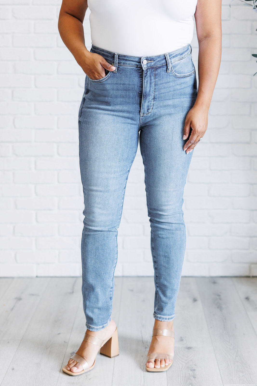 Vivian High Rise Control Skinny Jeans