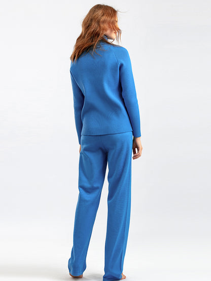 CozyChic Turtleneck Pants Set