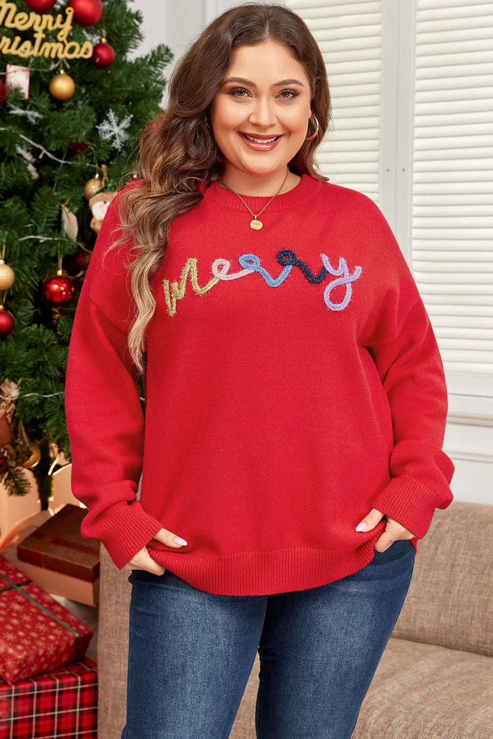 Red Merry Christmas Sweater