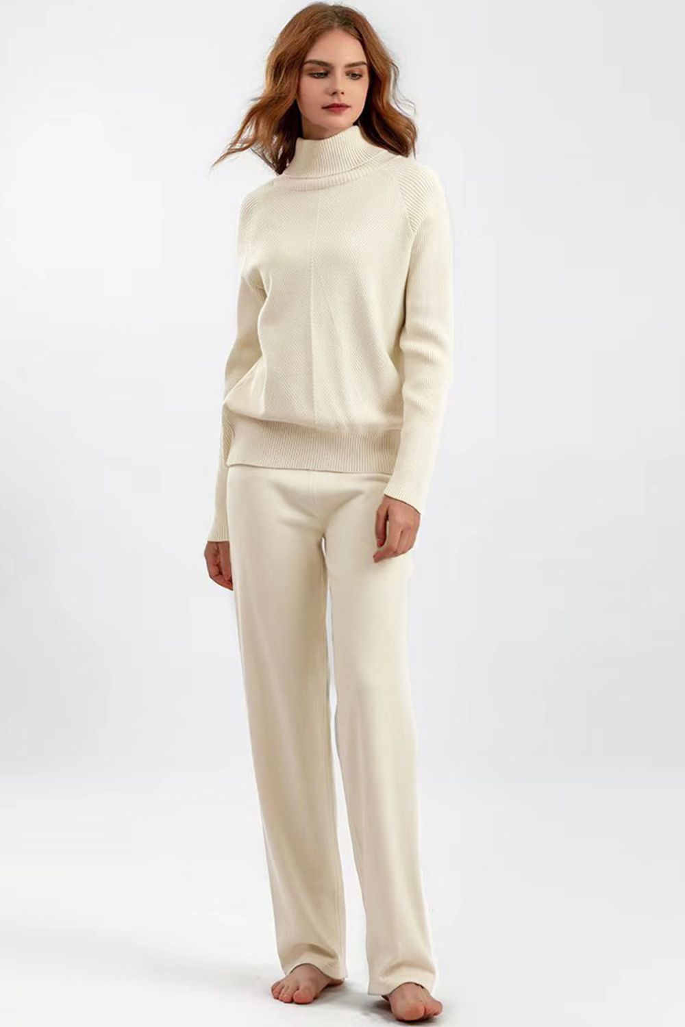 CozyChic Turtleneck Pants Set