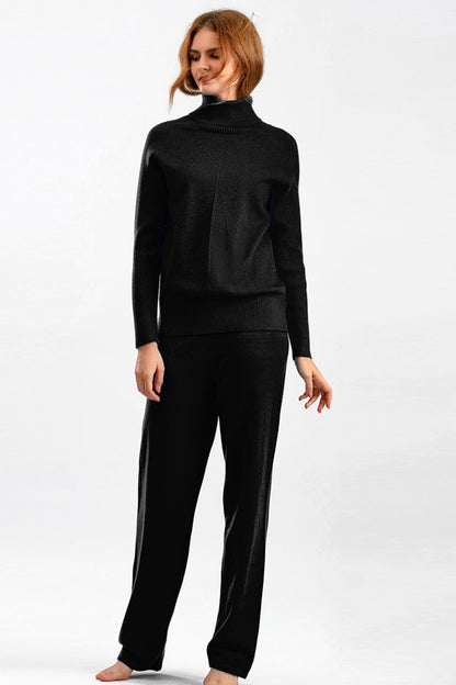 CozyChic Turtleneck Pants Set