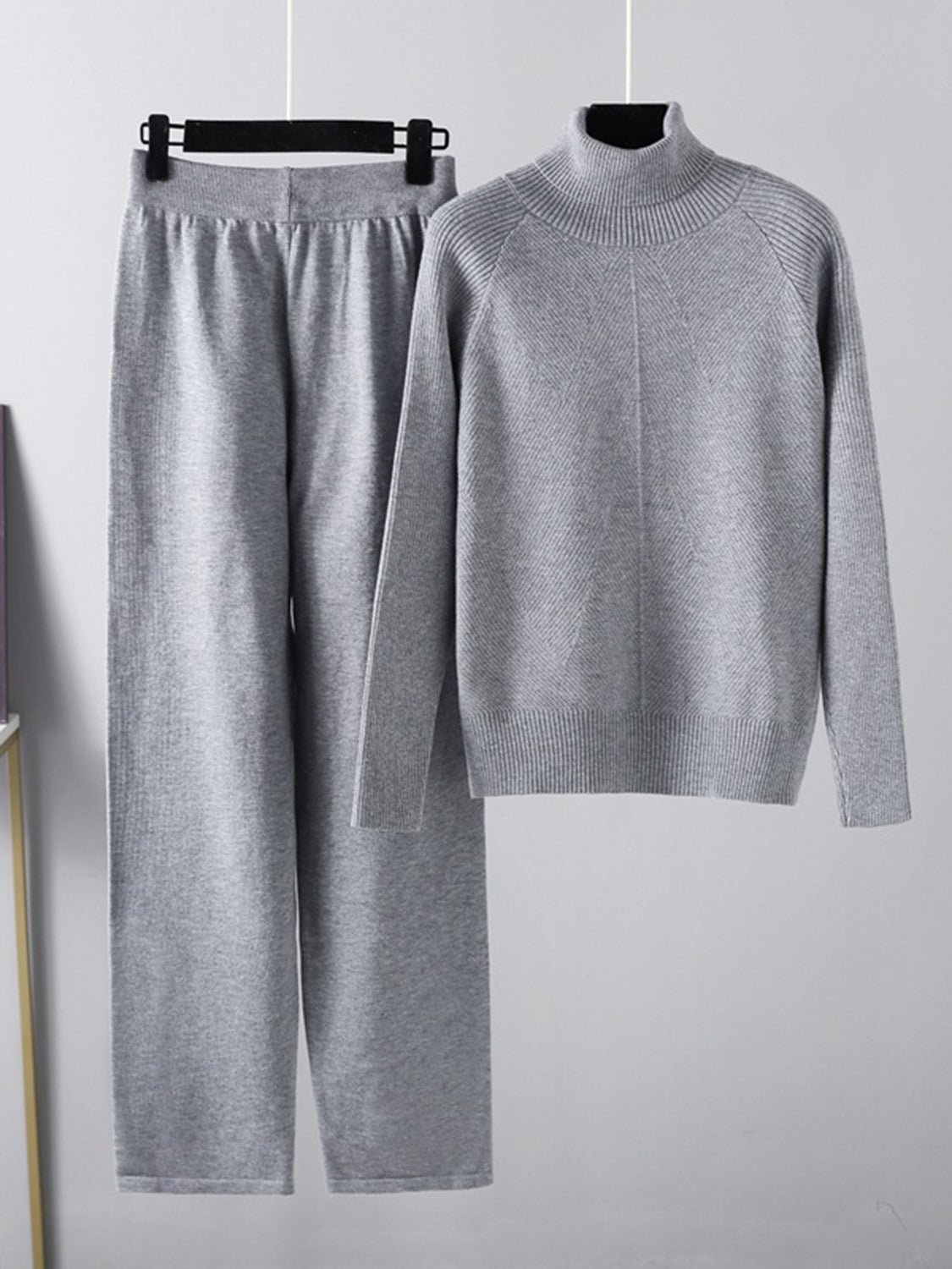 CozyChic Turtleneck Pants Set