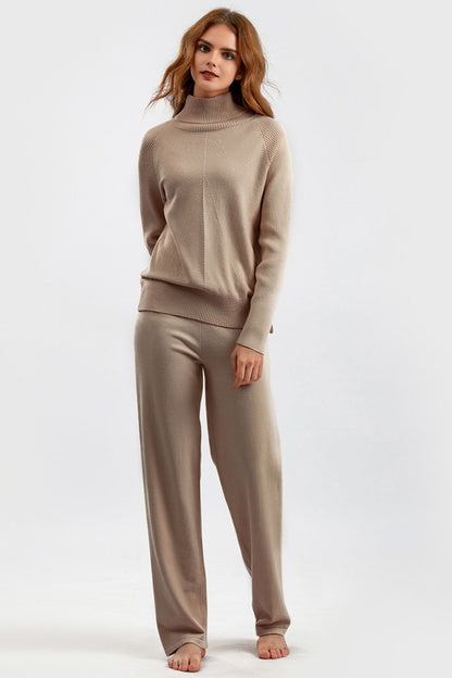 CozyChic Turtleneck Pants Set