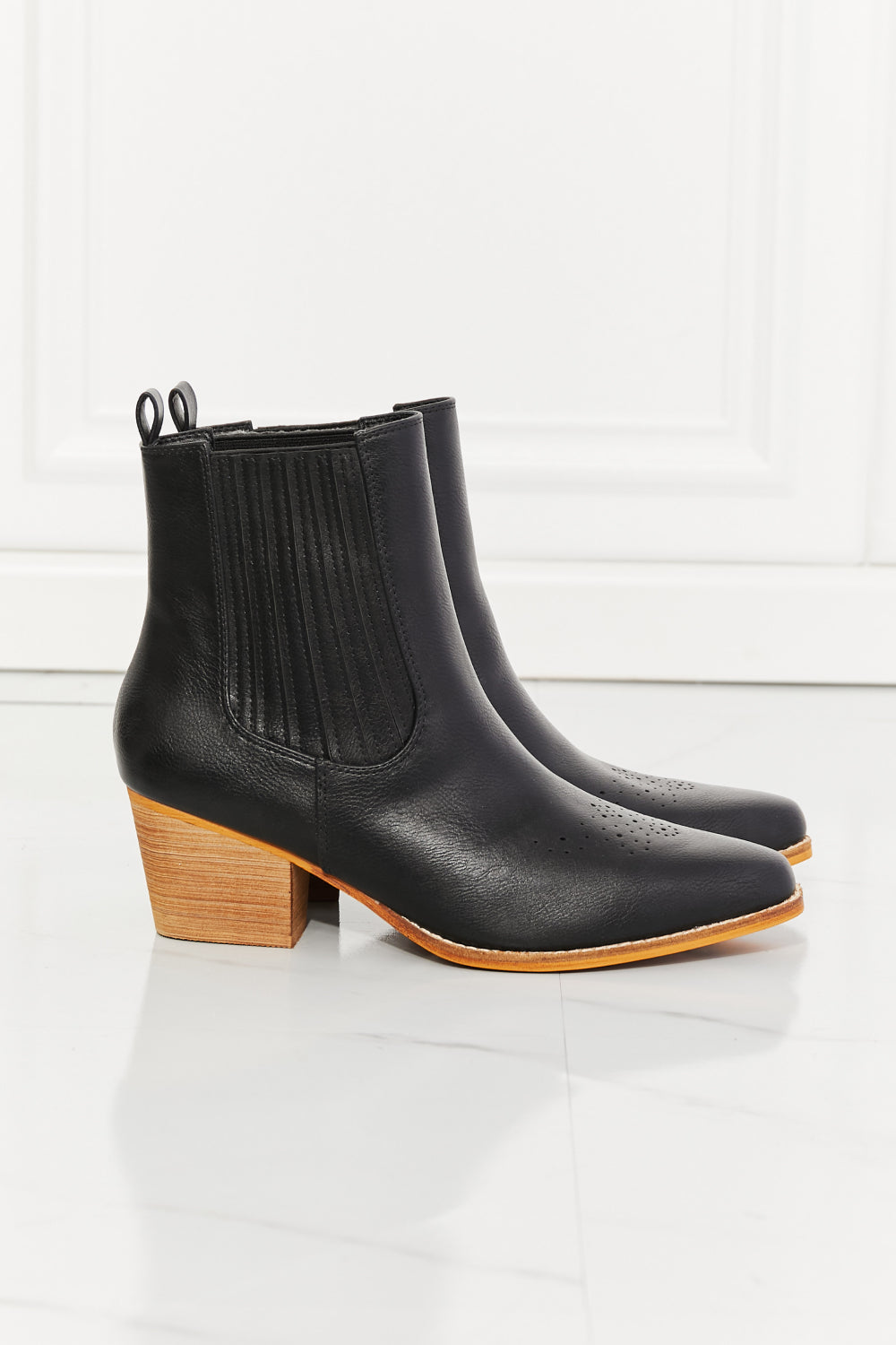 Elevate Chelsea Stacked Heel Boots