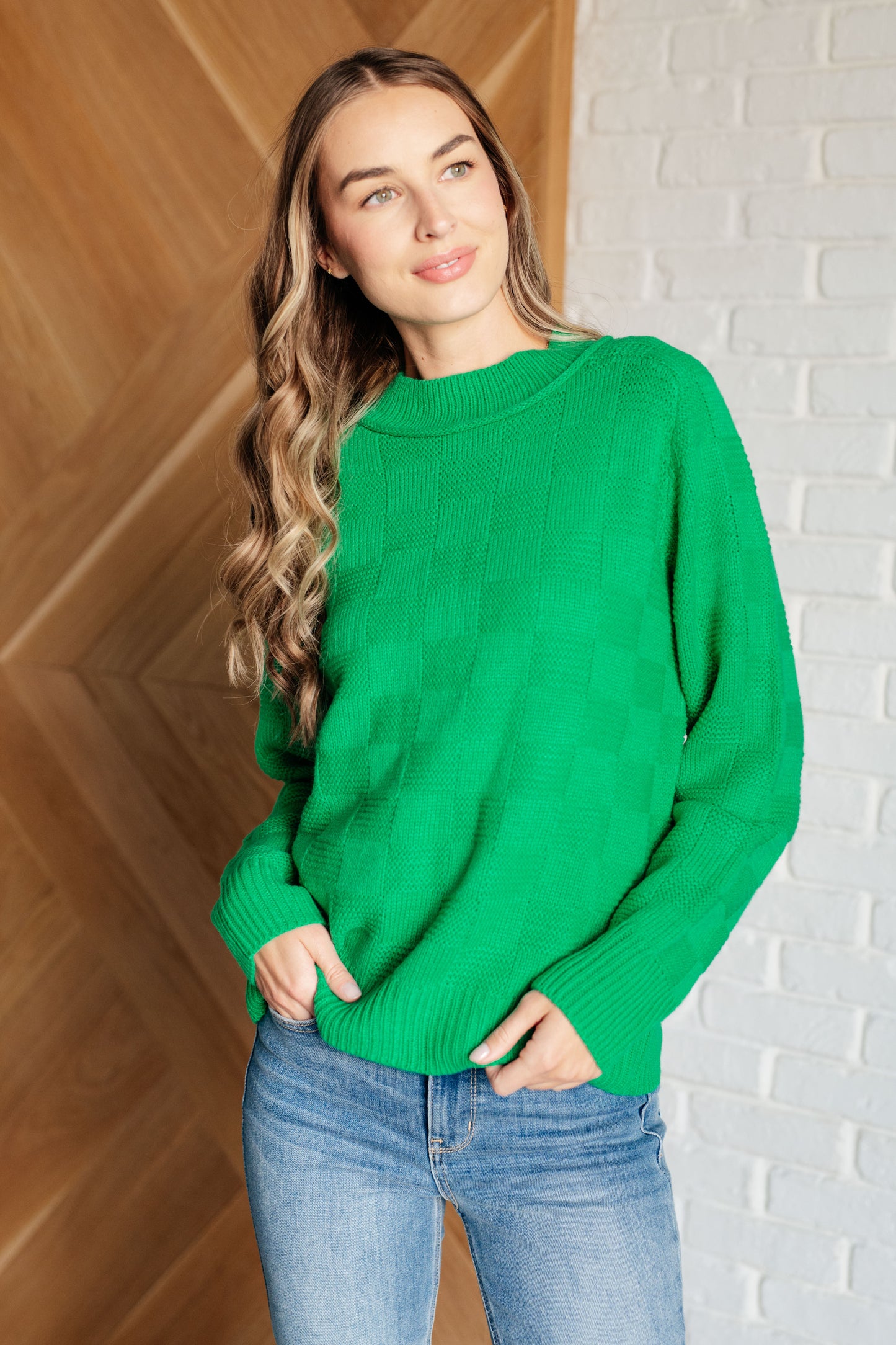 Chorus of Comfort Green Sweater