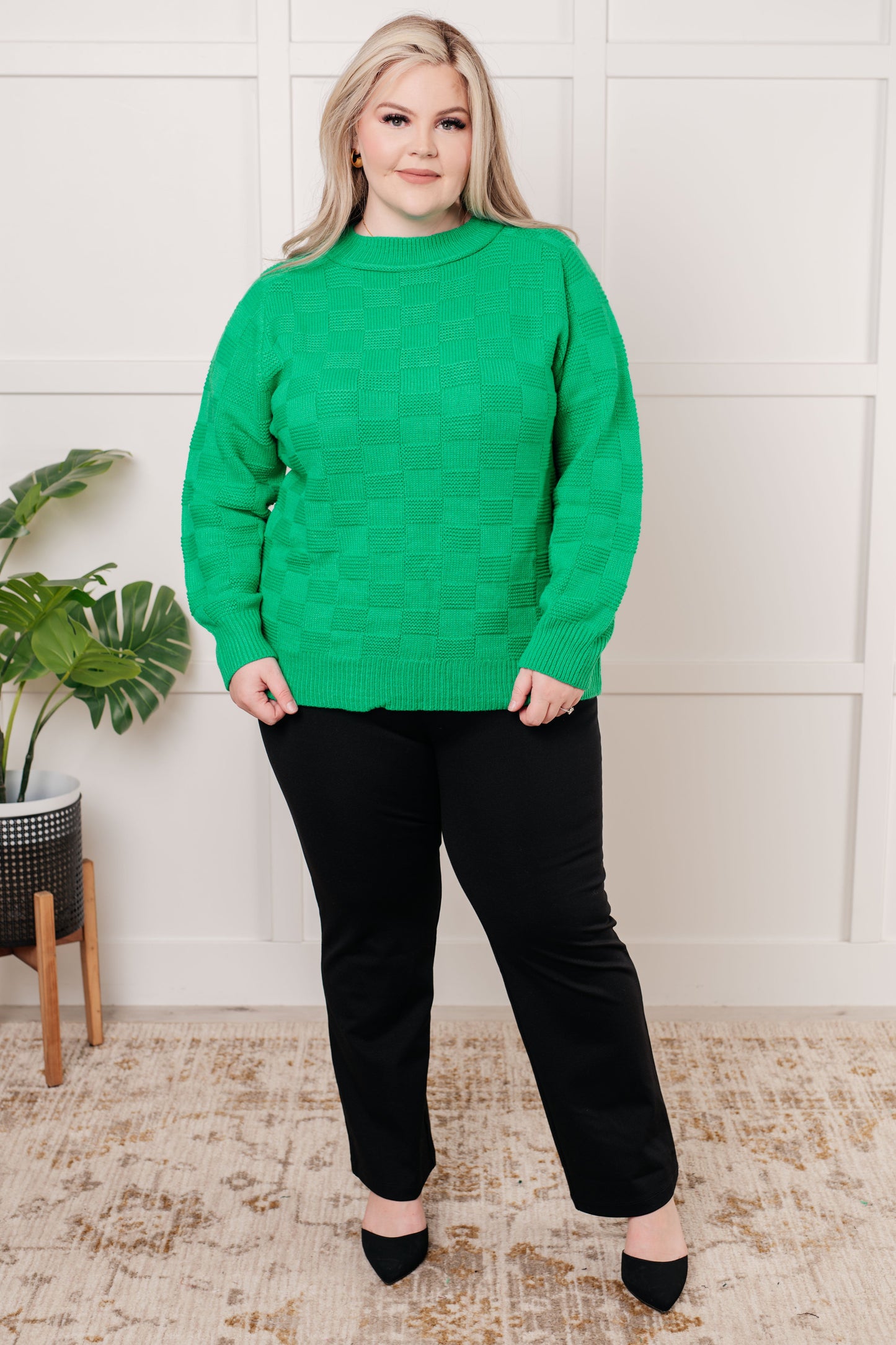 Chorus of Comfort Green Sweater