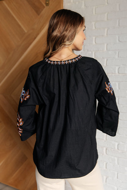 Secret Garden Embroidered Blouse