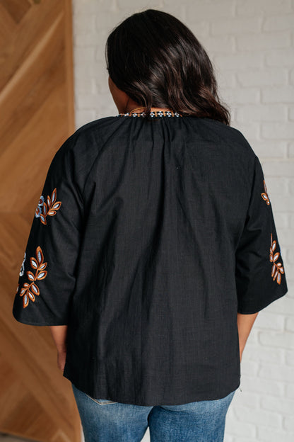 Secret Garden Embroidered Blouse