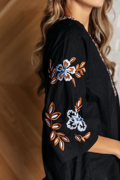 Secret Garden Embroidered Blouse