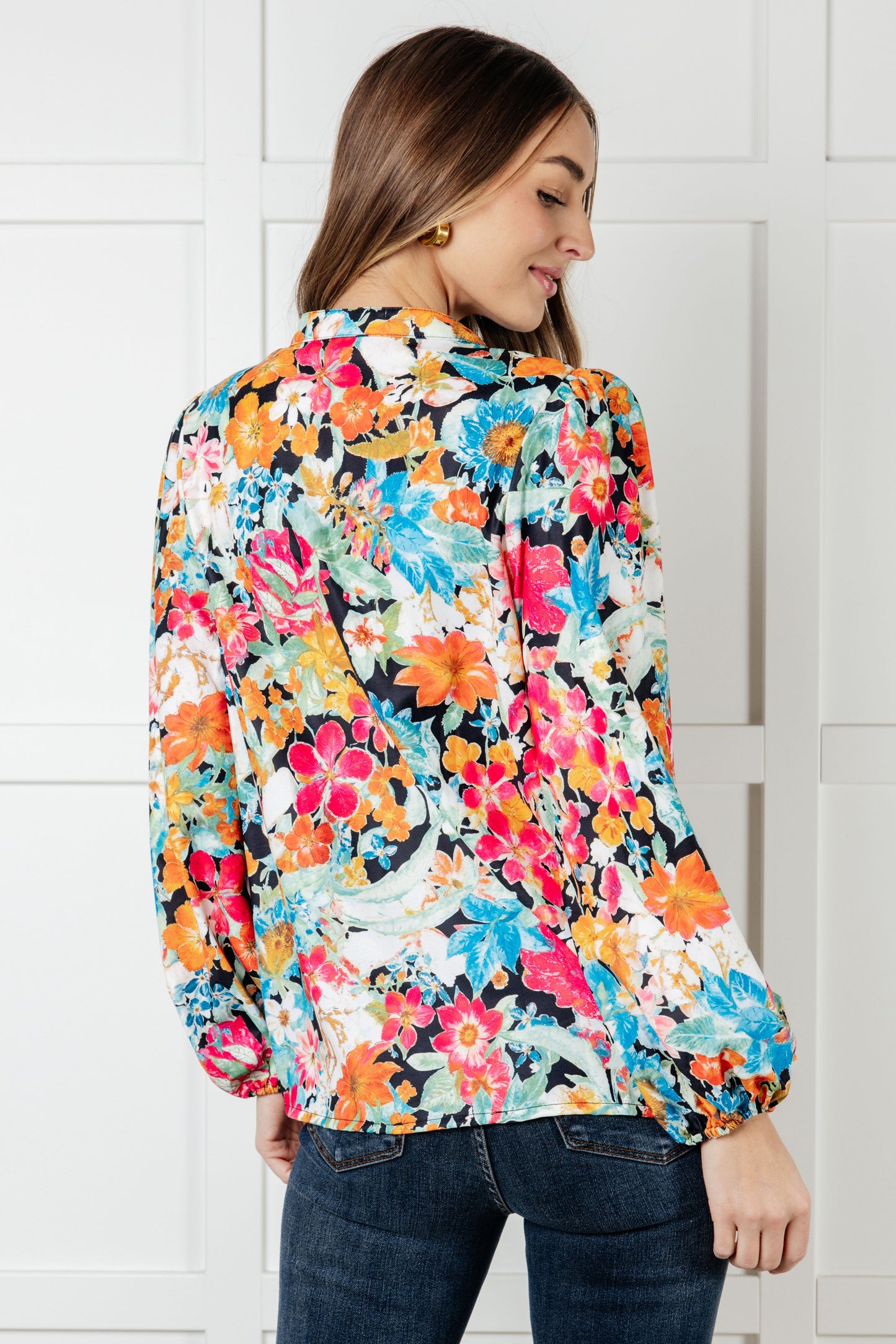 Blooming Escape Peplum Blouse