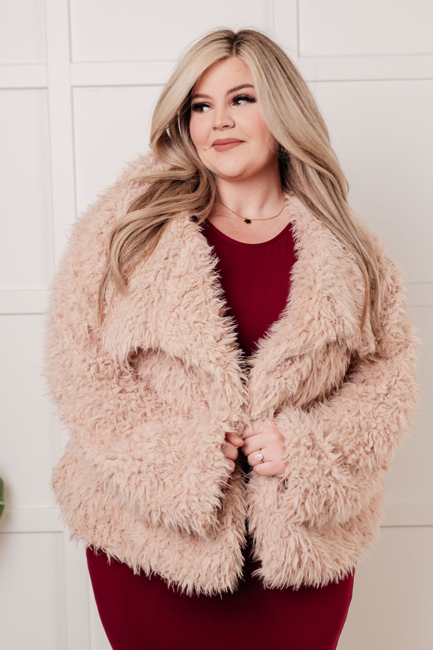 Glam Groove Faux Fur Coat