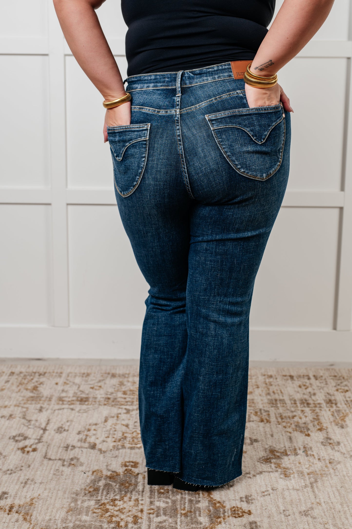 Flare Forward High Rise Control Jeans