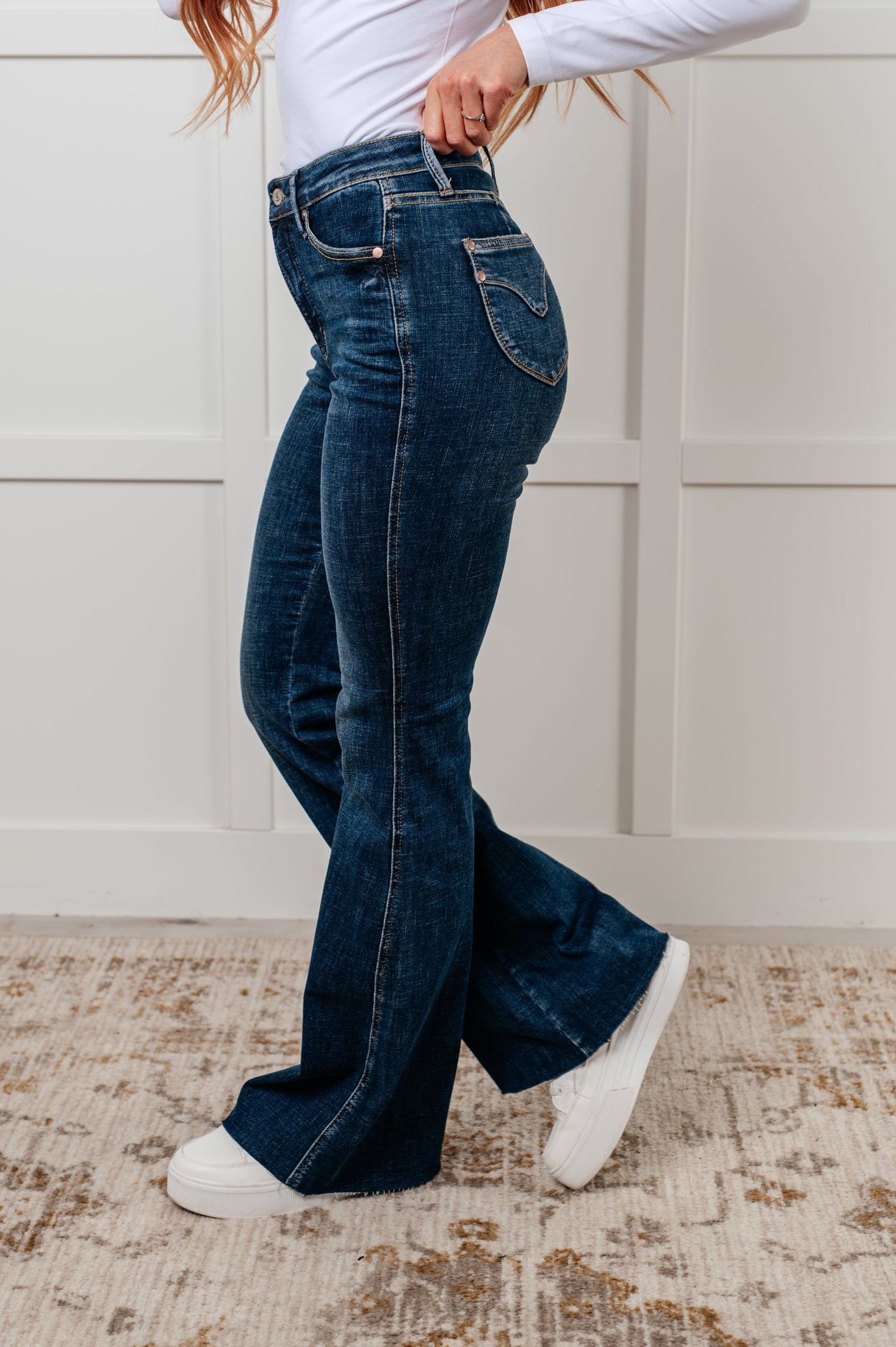 Flare Forward High Rise Control Jeans