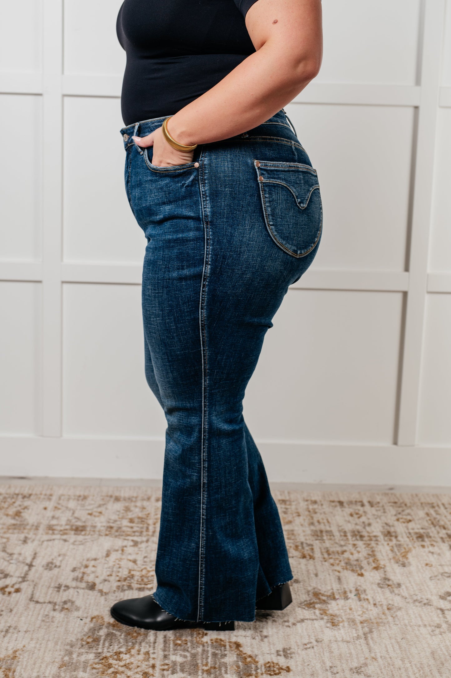 Flare Forward High Rise Control Jeans