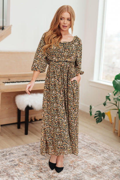 Ditsy Dream Floral Maxi Dress