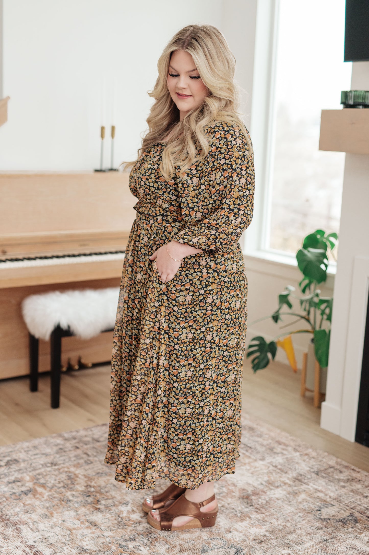 Ditsy Dream Floral Maxi Dress