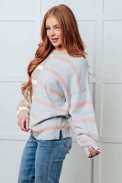 Artful Layers Patchwork Sweater