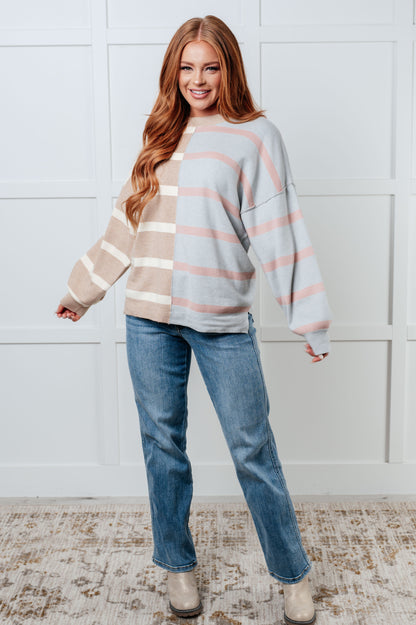 Artful Layers Patchwork Sweater