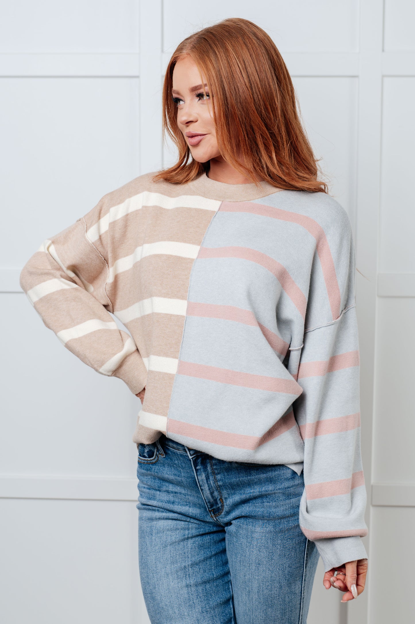 Artful Layers Patchwork Sweater