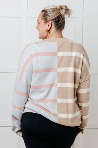 Artful Layers Patchwork Sweater