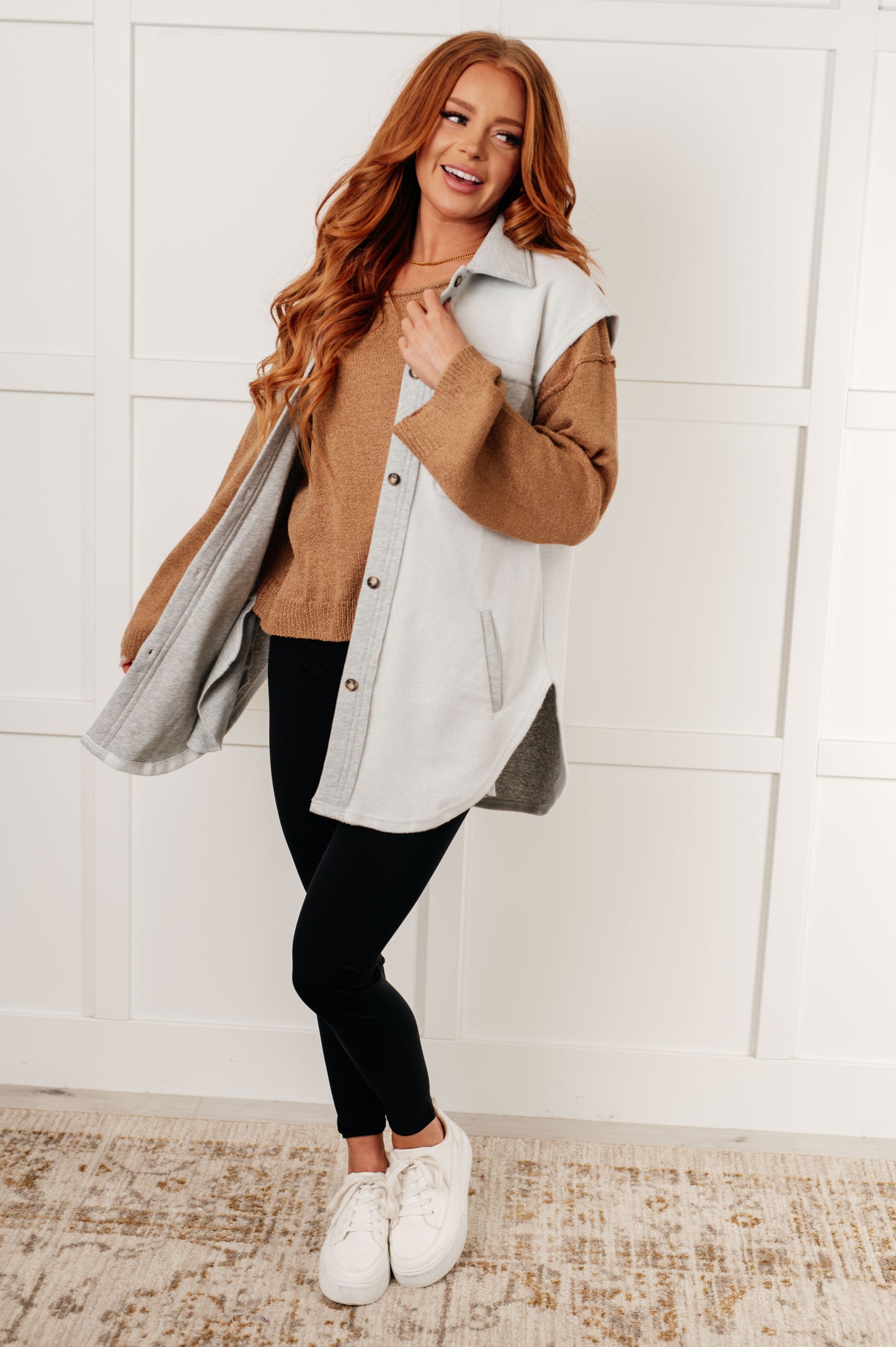 Chic Layers Sleeveless Shacket