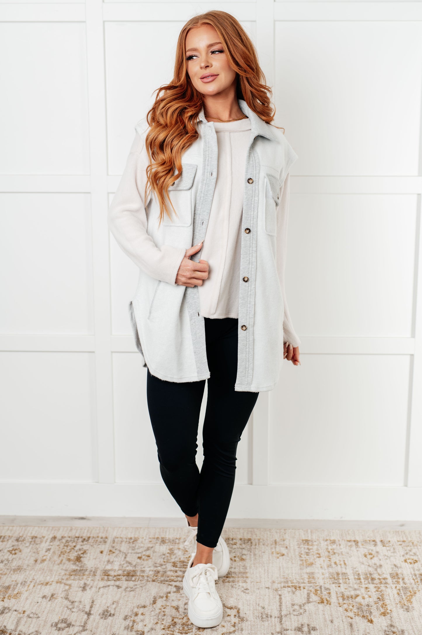 Chic Layers Sleeveless Shacket