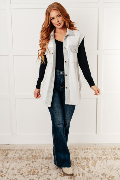 Chic Layers Sleeveless Shacket