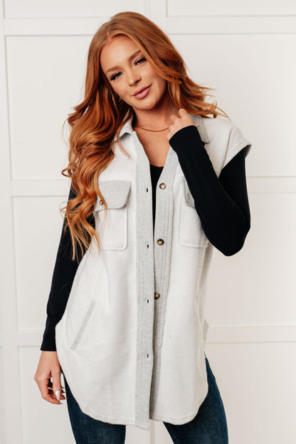 Chic Layers Sleeveless Shacket