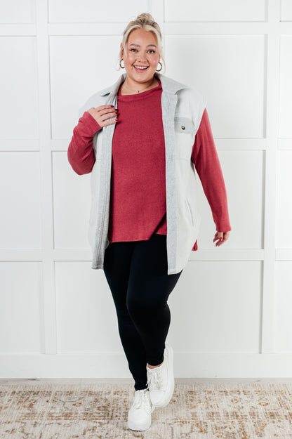 Chic Layers Sleeveless Shacket