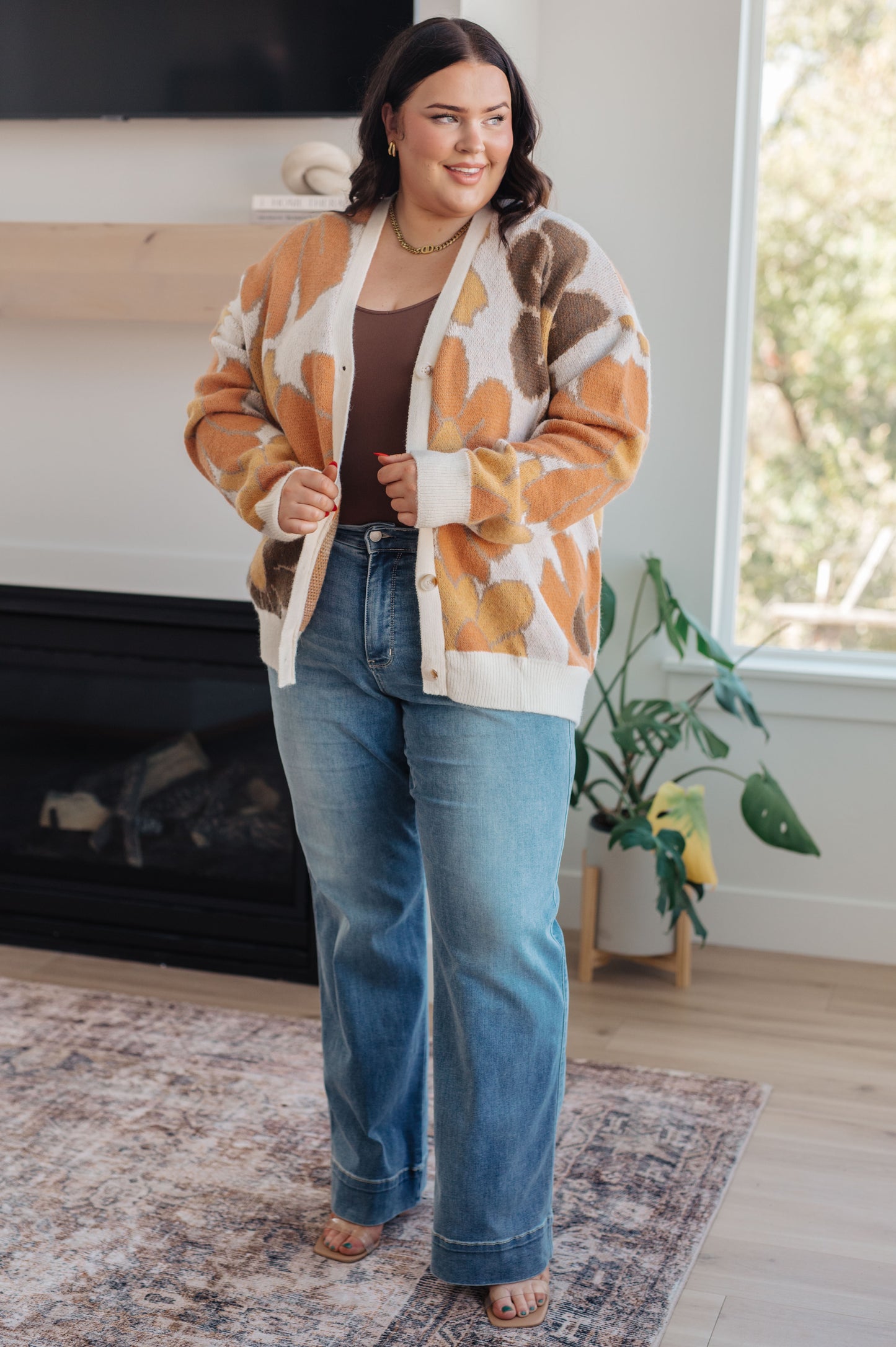 Blooming Charm Floral Cardigan