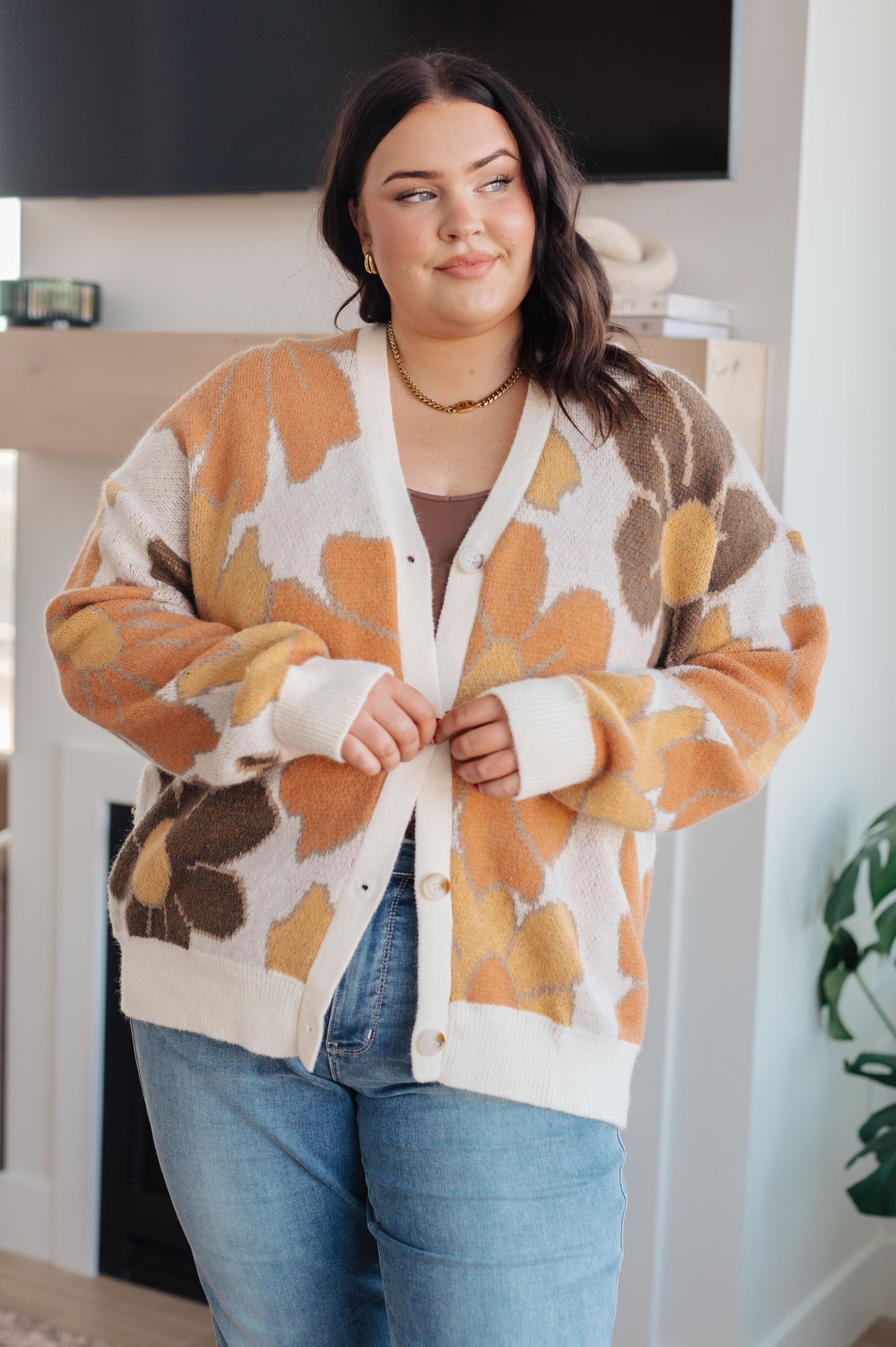 Blooming Charm Floral Cardigan