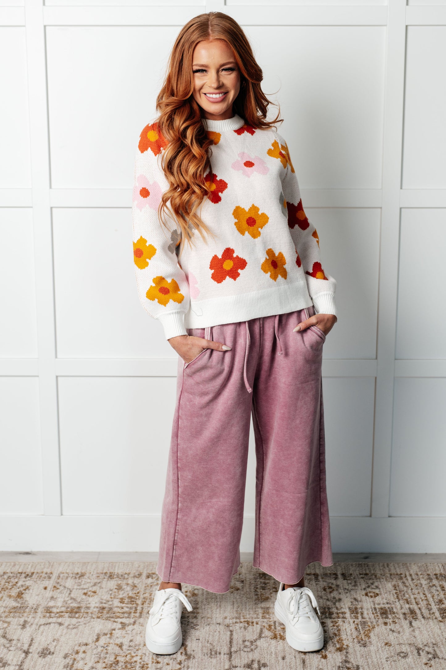 Bloomfield Floral Knit Sweater