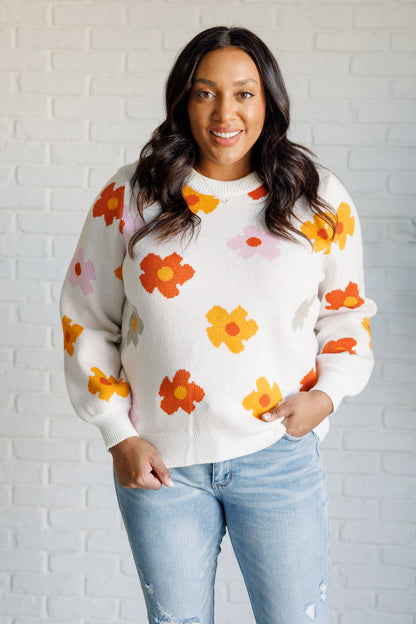 Bloomfield Floral Knit Sweater