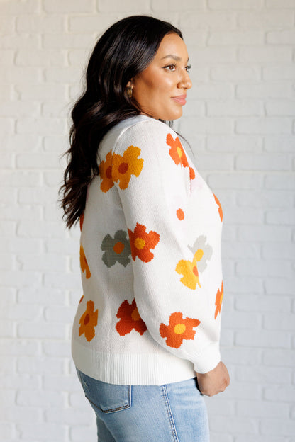 Bloomfield Floral Knit Sweater