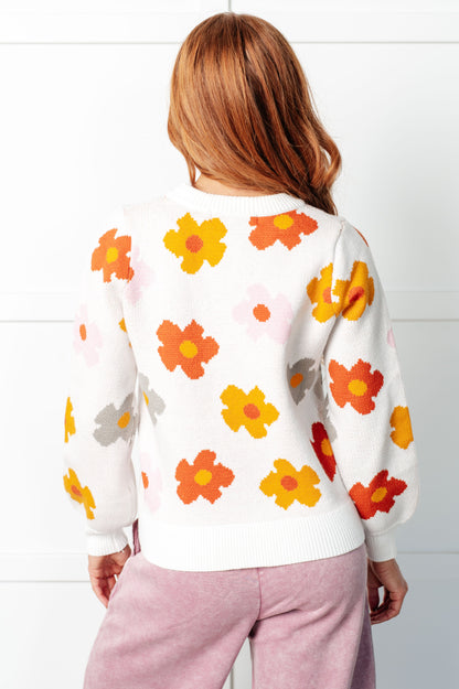 Bloomfield Floral Knit Sweater