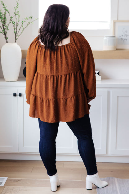 Layered Romance Babydoll Blouse