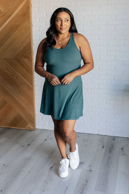 Jade Charm Mini Dress