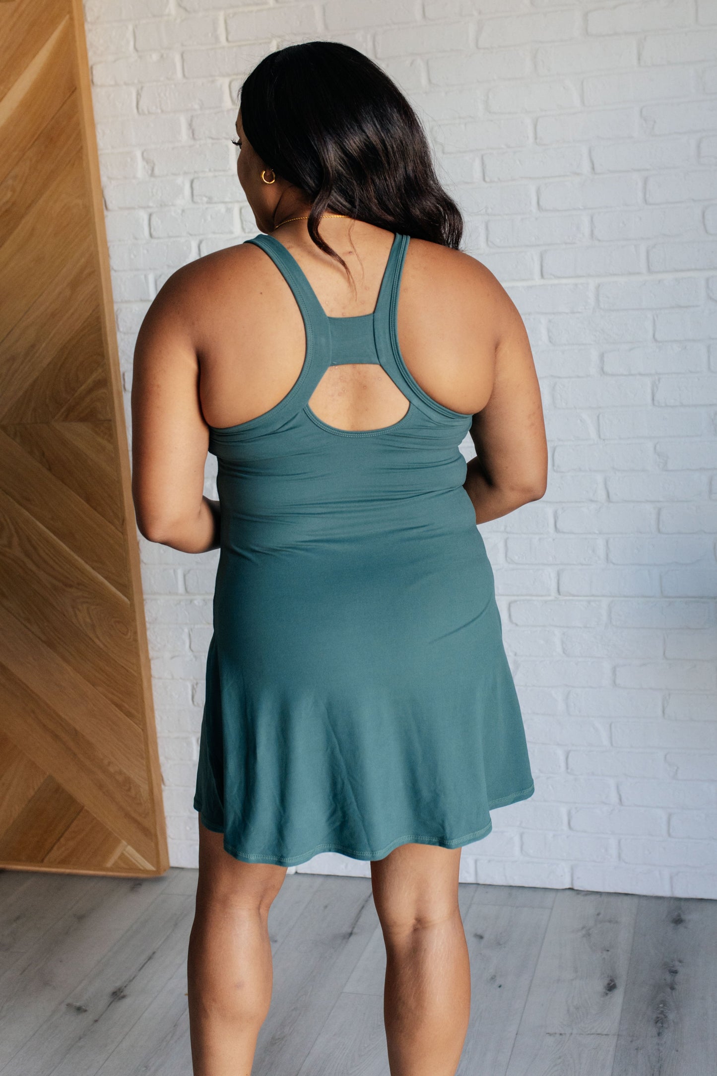 Jade Charm Mini Dress