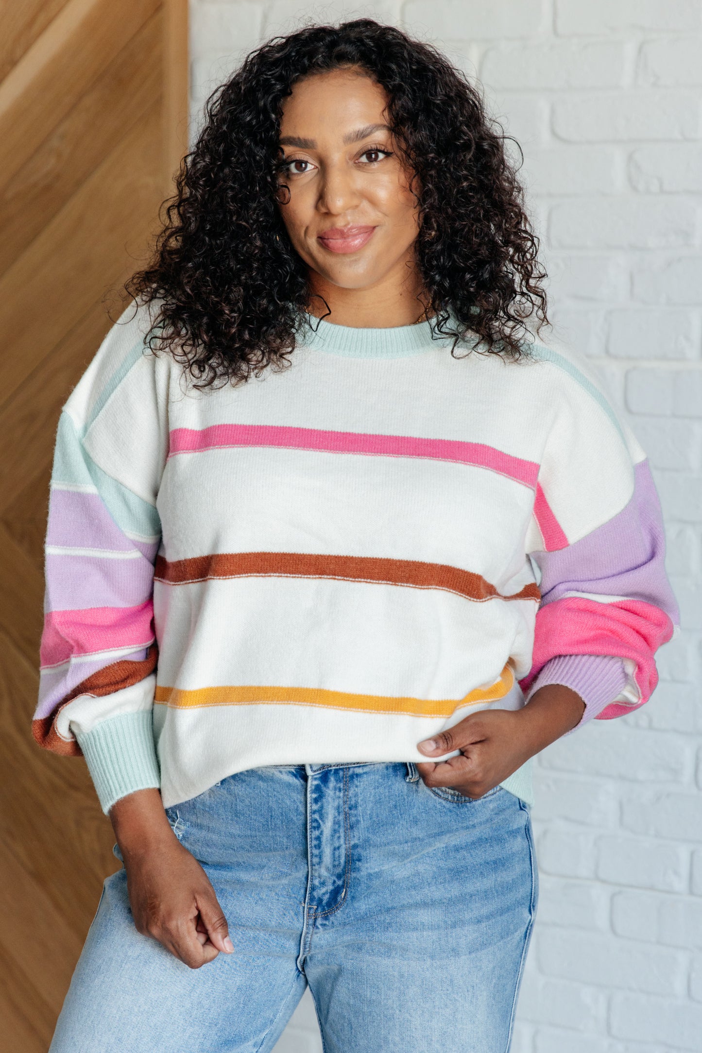 Timeless Stripe Statement Sweater