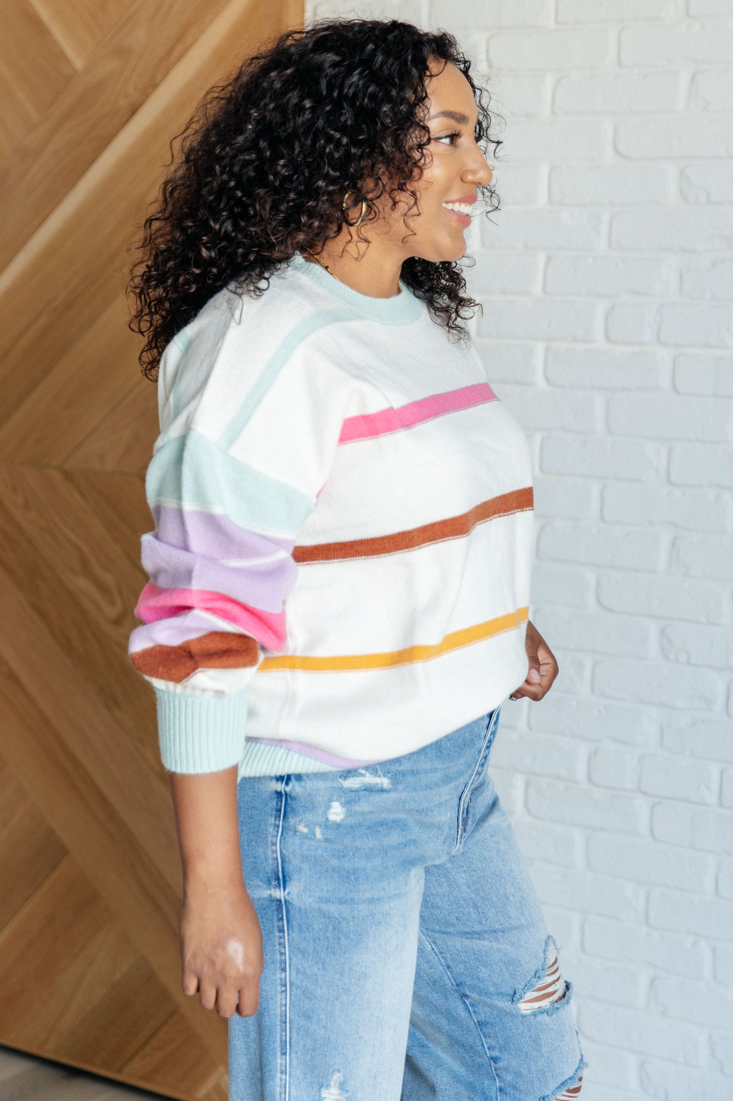 Timeless Stripe Statement Sweater