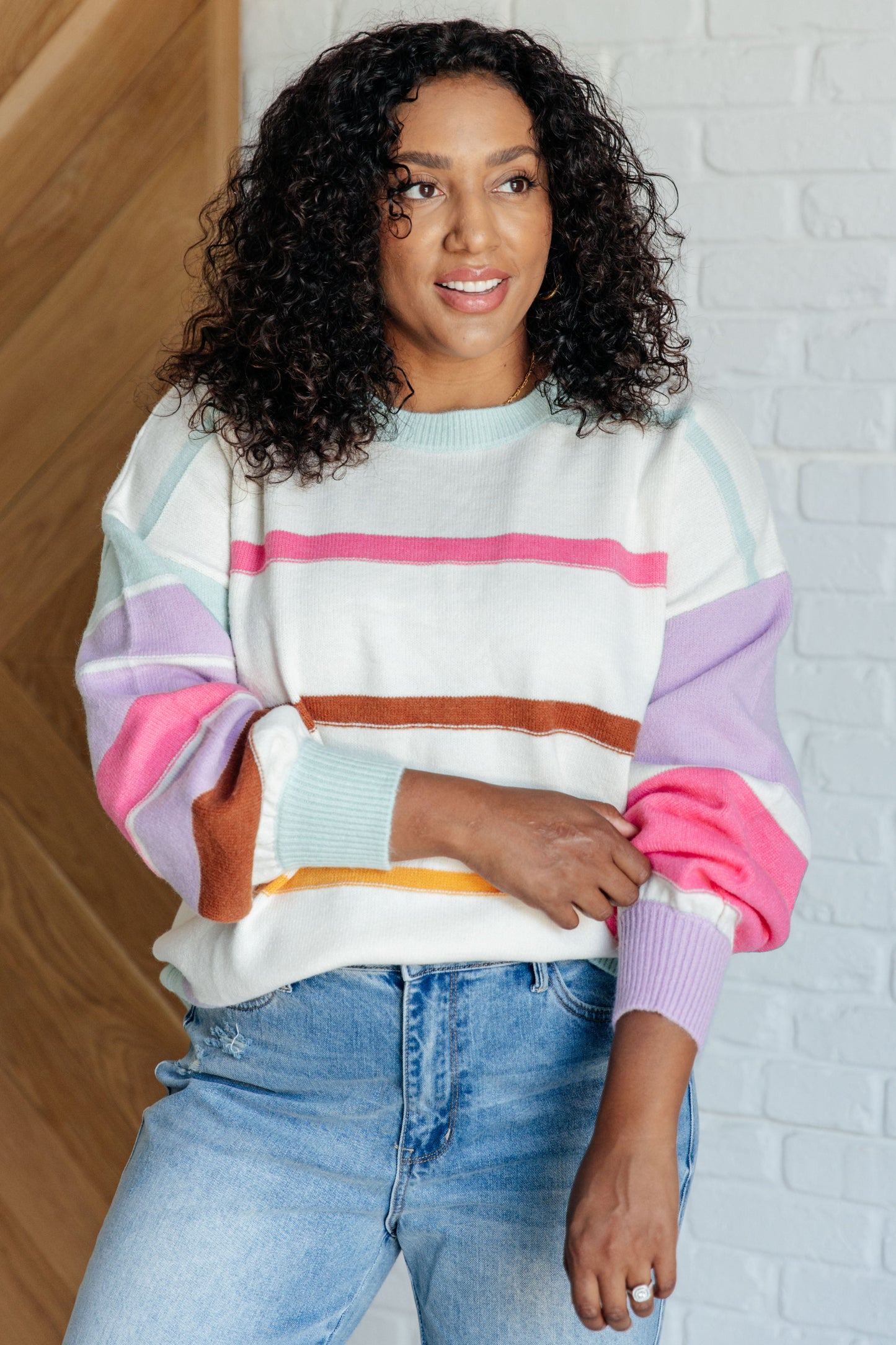 Timeless Stripe Statement Sweater