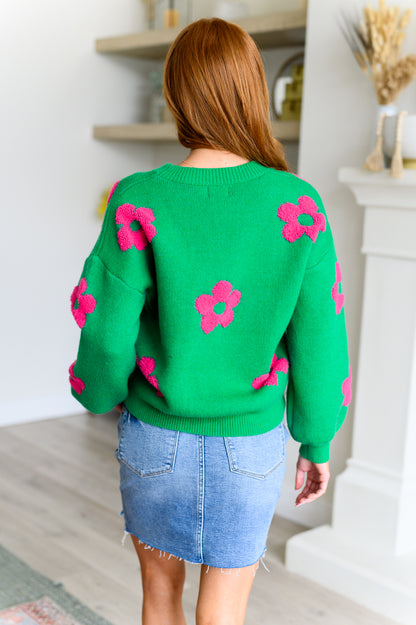 Bloom With Grace Tufted Sweater