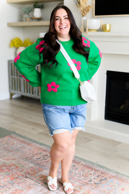 Bloom With Grace Tufted Sweater