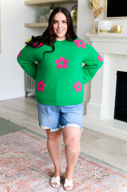 Bloom With Grace Tufted Sweater