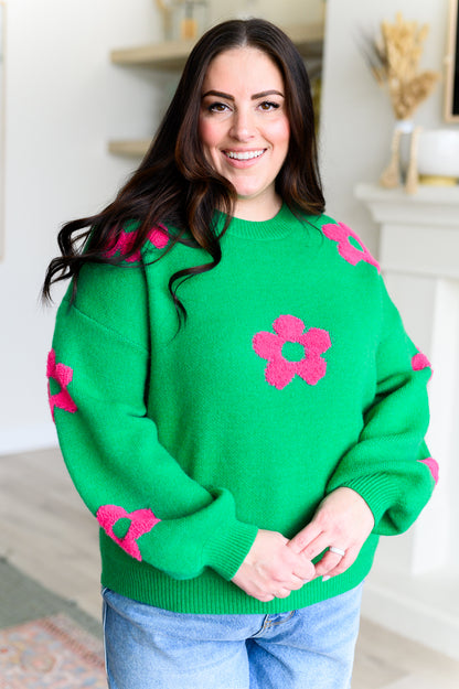 Bloom With Grace Tufted Sweater