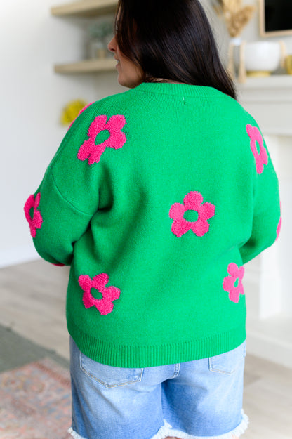 Bloom With Grace Tufted Sweater